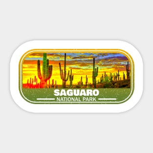 Saguaro National Park, America Sticker